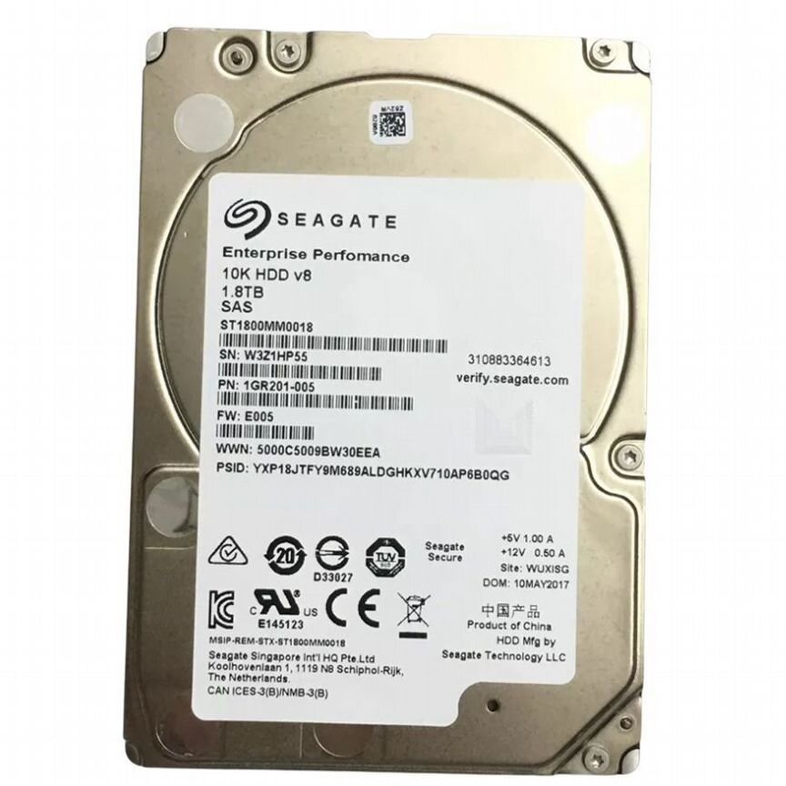 [ST1800MM0018] Жесткий Диск Seagate 1.8tb Sas 2,5" St1800mm0018