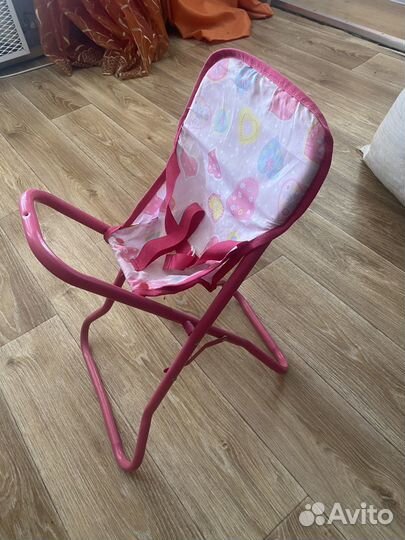Стул для кормления кукол