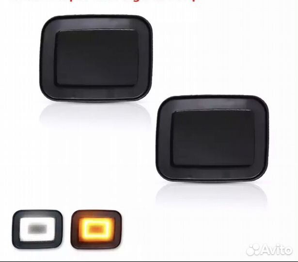 Повороты передние диодные hummer h2