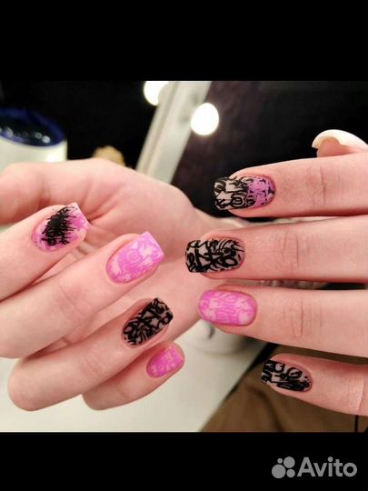 Коррекция наращённых ногтей