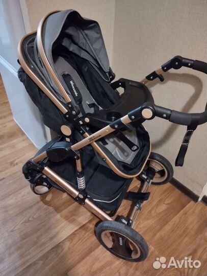Коляска трансформер + автолюлька до 13 кг