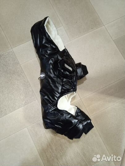 Теплый комбинезон с капюшоном для маленьких собак