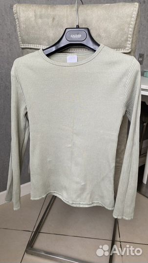 Кофта zara 140 для девочки зеленая