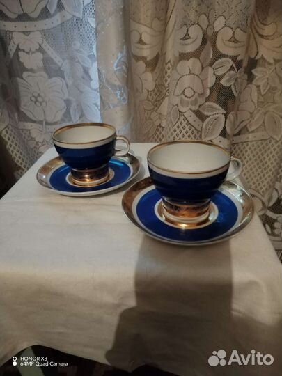 Сахарница фарфоровая СССР, чайные Пары лфз, ваза