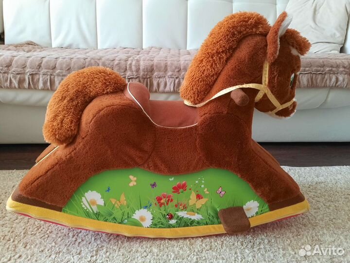 Детская лошадка качалка