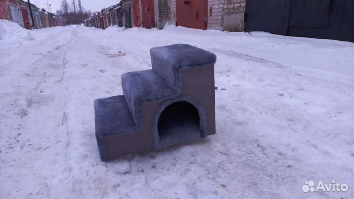 Ступеньки для собак с домиком новые