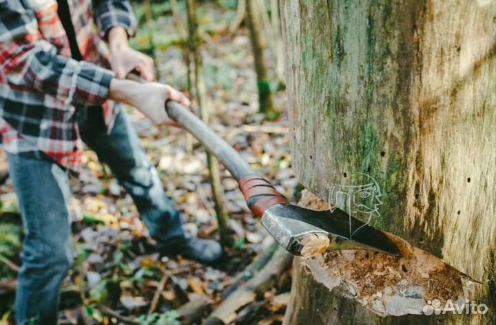 Кованый топор Колун валочный