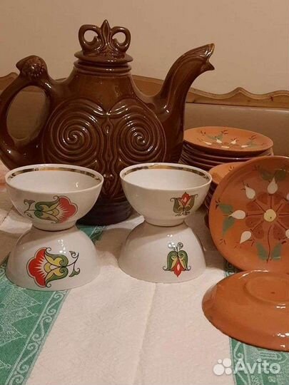 Кувшин и блюда, Большой чайник. ссср. Блюдец нет