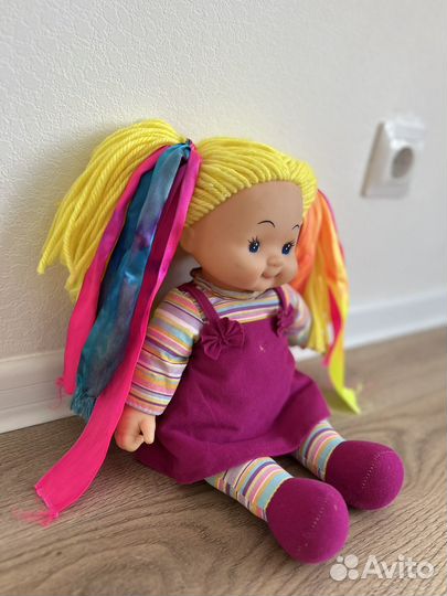 Кукла СССР и мягкая игрушка