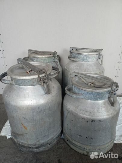 Фляги алюминиевые 40 л. бу