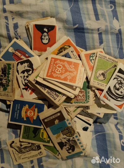 Наклейки от спичечных коробков