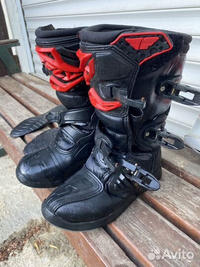 Мотоботы кроссовые детские