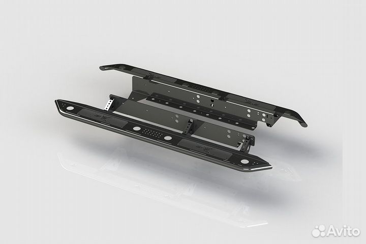 Пороги BMS alfa для Toyota Tundra Double Cab 07-21