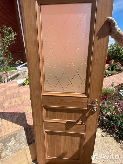 Дверь шпонированная дубом межкомпнатная