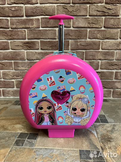 Дорожный чемодан шкаф на колесах LOL OMG лол