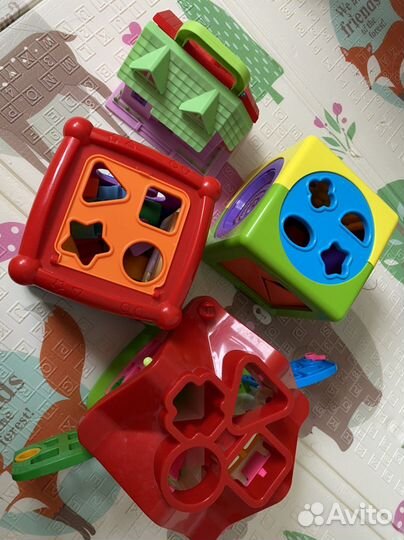Игрушки сортер домик