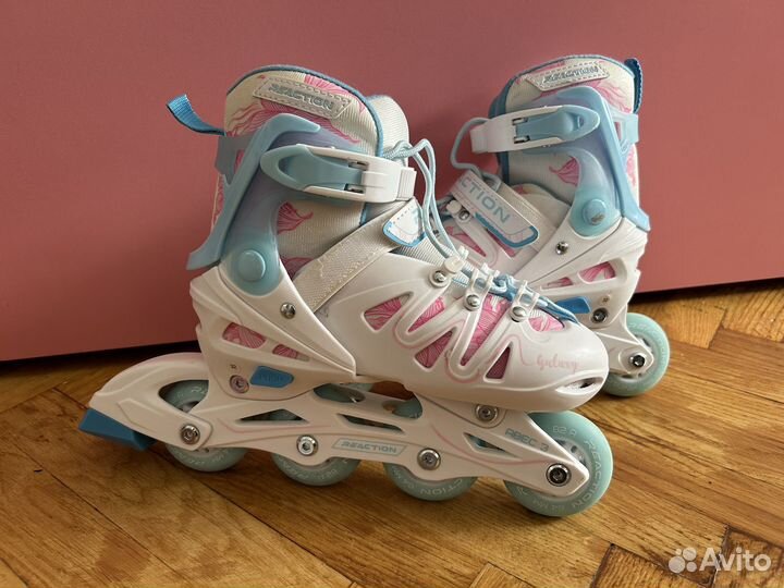 Ролики Reaction раздвижные р. 32-35 детские
