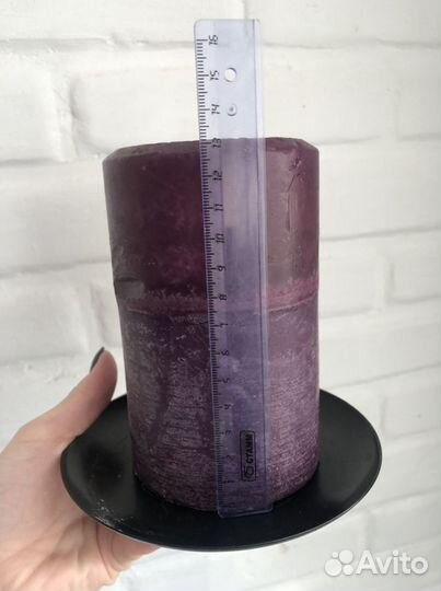 Свеча арома икеа с подставкой