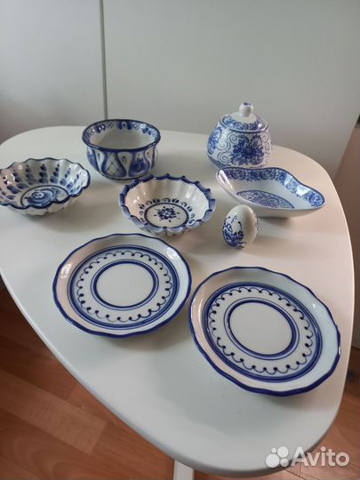 Посуда Гжель