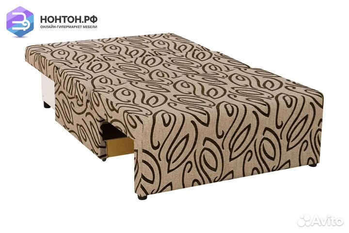 Диван еврокнижка Умка бежевый / узор