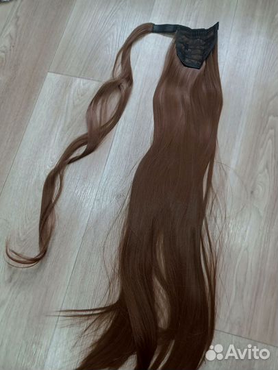 Волосы на заколках искусственные