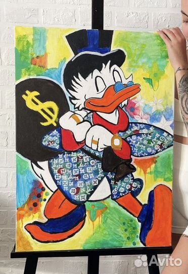 Картина на холсте Скрудж