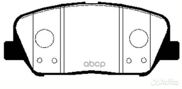 Ckkk-47 Колодки тормозные дисковые перед
