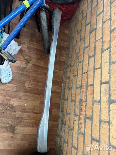 Накладка на задний бампер honda fit gd