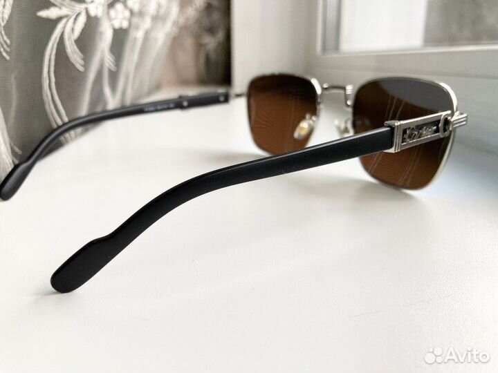 Очки Cartier поляризационные металлические