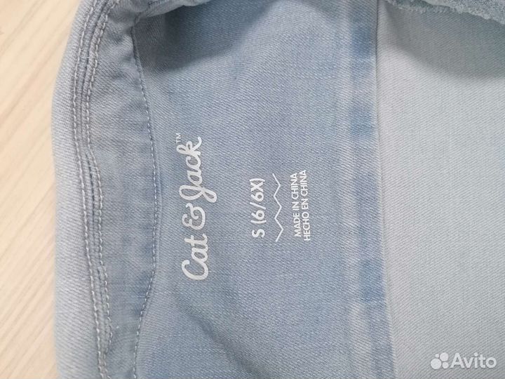 Джинсовая жилетка Cat&gack