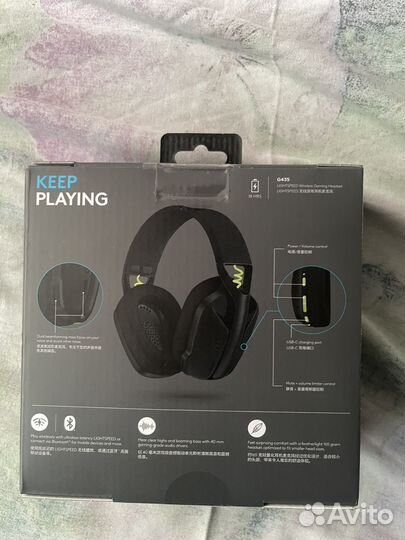 Беспроводные наушники logitech g 435