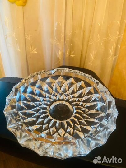 Хрустальный графин пепельница Хрусталь СССР