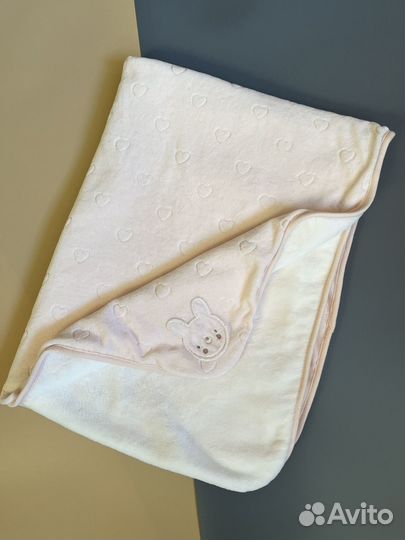 Плед детский Mothercare велюровый новый