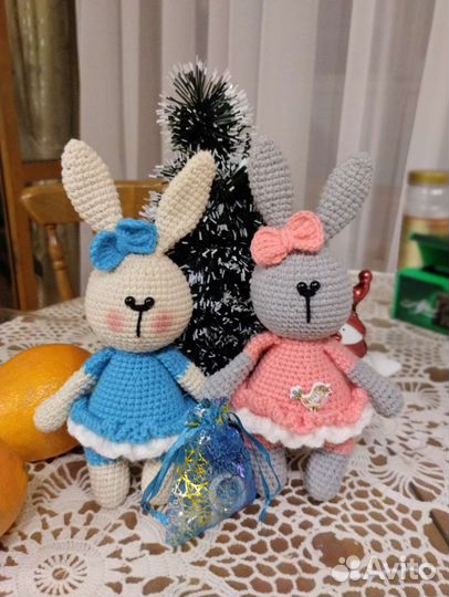 Мягкая игрушка зайка