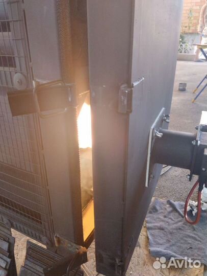 Воздушный калорифер на отработке