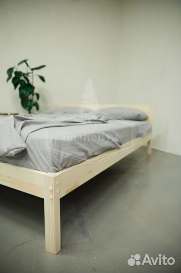 Кровать из массива / Кровать двуспальная / Кровать