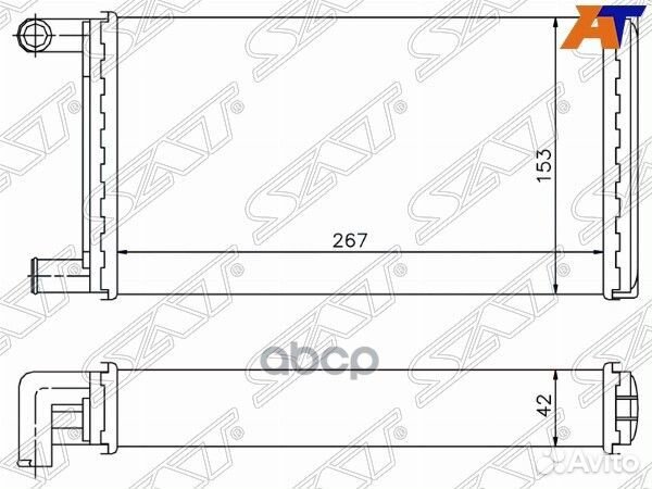 Радиатор отопителя салона mercedes G-class 79