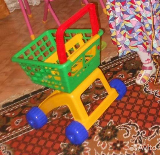 Тележка каталка детская