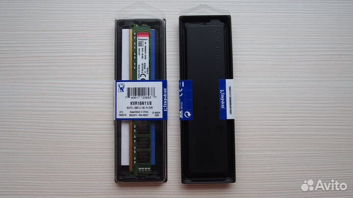 Kingston kvr16n11/8 (DDR3/1600MHz/CL11) новая