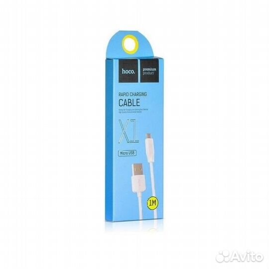 Кабель hoco X1 USB на Micro Белый