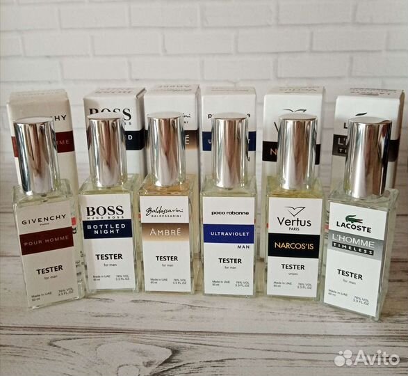 Мужской парфюм Тестры в ассортименте