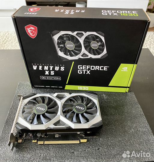 Видеокарта Geforce Ventus XS GTX1630 4Gb