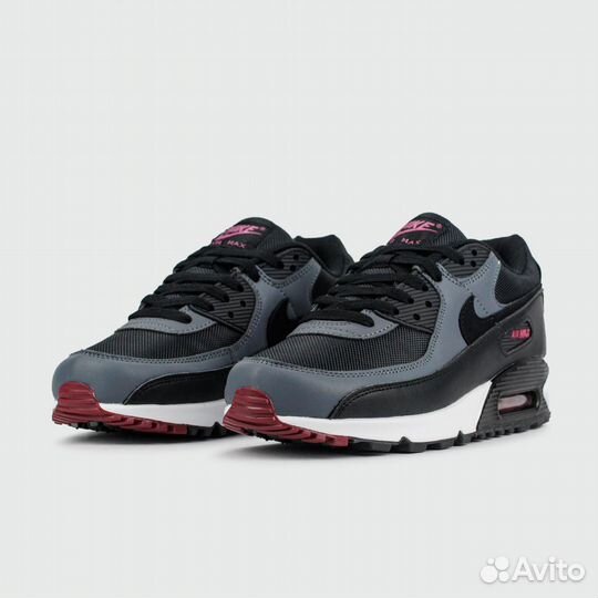 Кроссовки Nike Air Max 90 Grey Red Ftwr