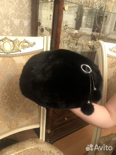 Берет норковый