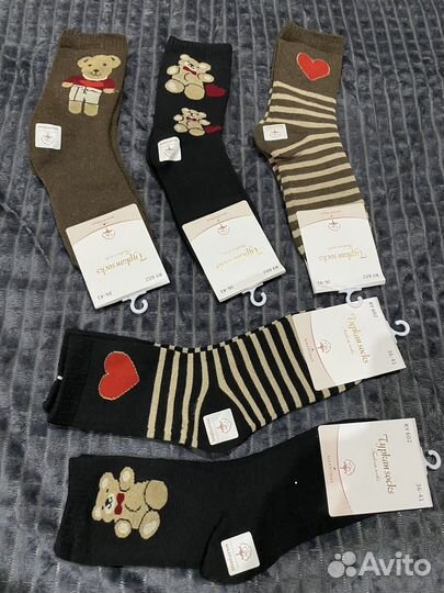 Носки теплые, (новогодние)