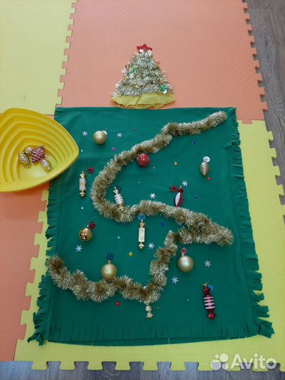 Реквизит аниматора платье елочка 2шт