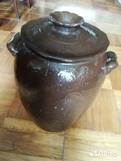 Вазон, горшок керамический напольный