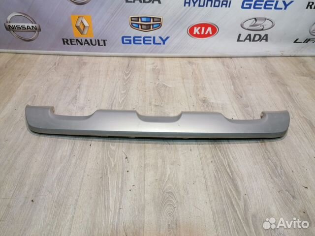 Спойлер бампера накладка Renault sandero stepway 2