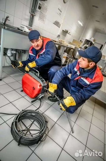 Сантехник. Прочистка канализации устранение засор