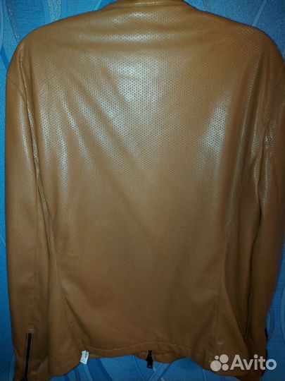 Кожаная куртка zara men оригинал